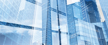Glass building